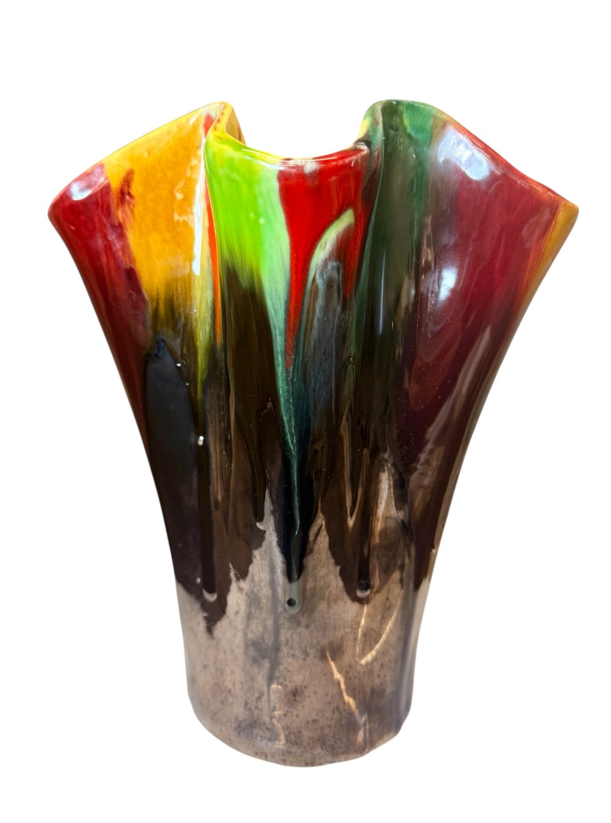 Vallauris - Handkerchief Vase