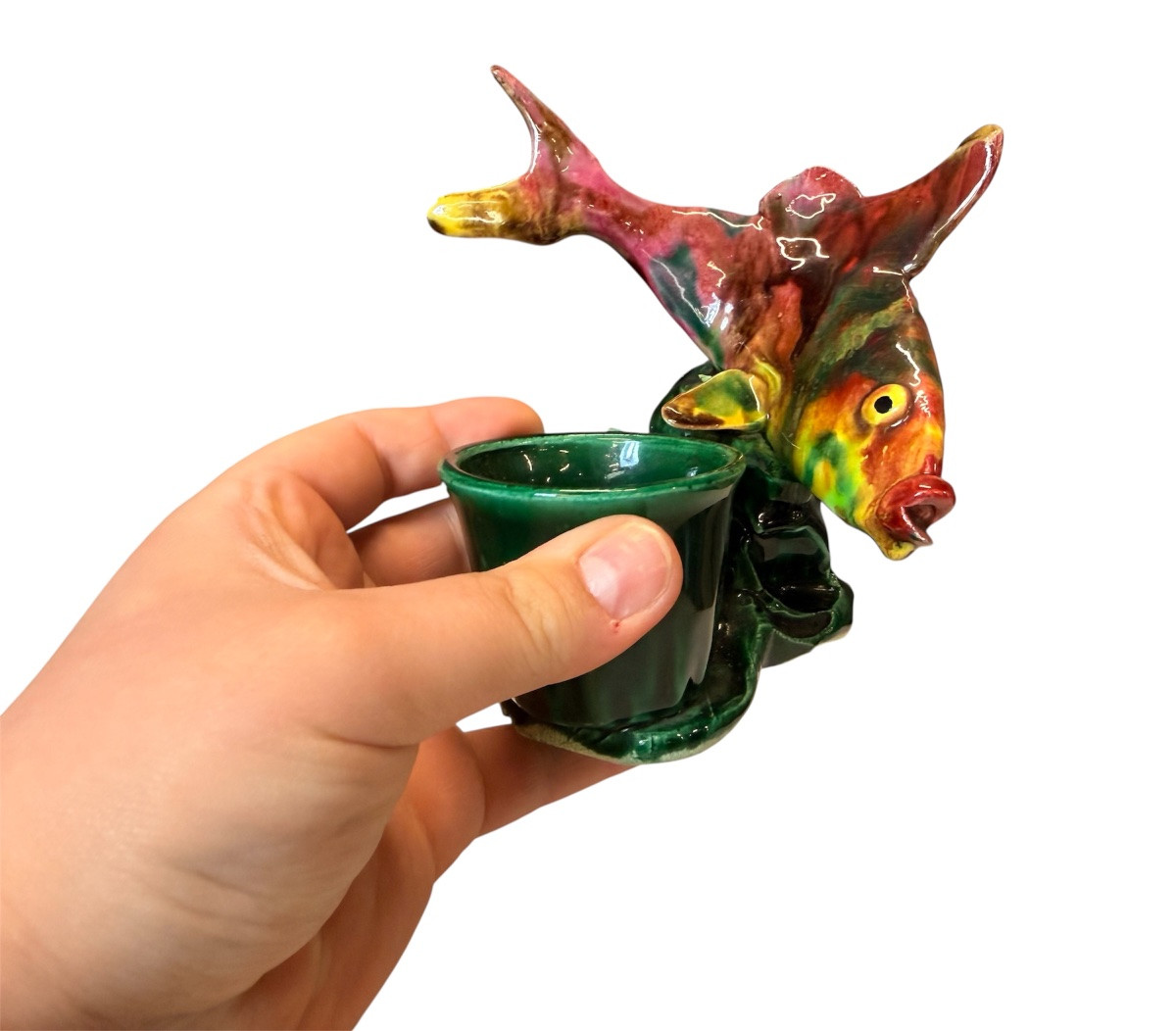 Petit Poisson Vide-poches en Barbotine-photo-1