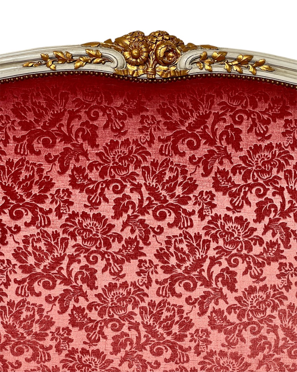 Louis XV Style Lacquered Bed -photo-3