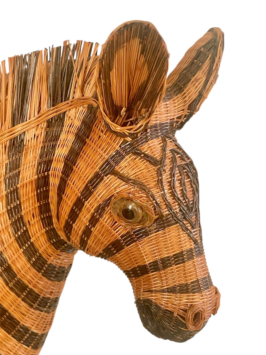 Panier Zèbre Shanghai en osier-photo-3