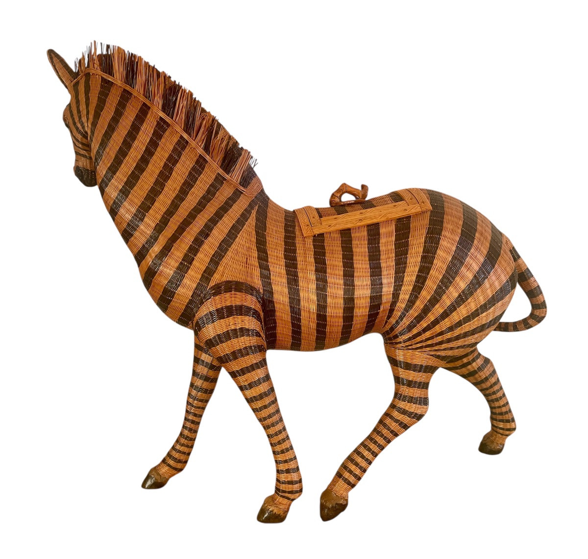 Panier Zèbre Shanghai en osier-photo-2