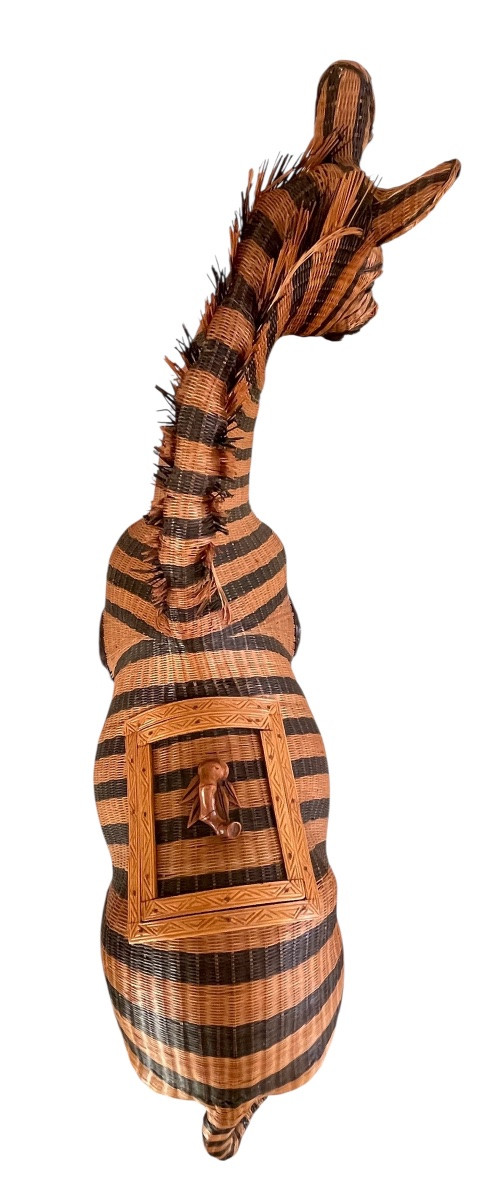 Panier Zèbre Shanghai en osier-photo-4