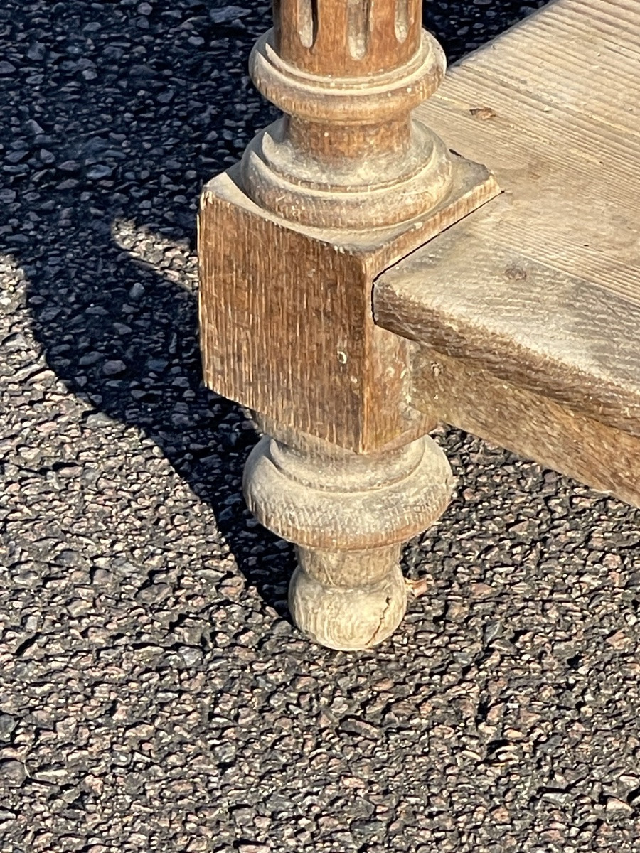 Table de Drapier / Table de Soyeux / Comptoir de Magasin / Banque de Magasin-photo-4