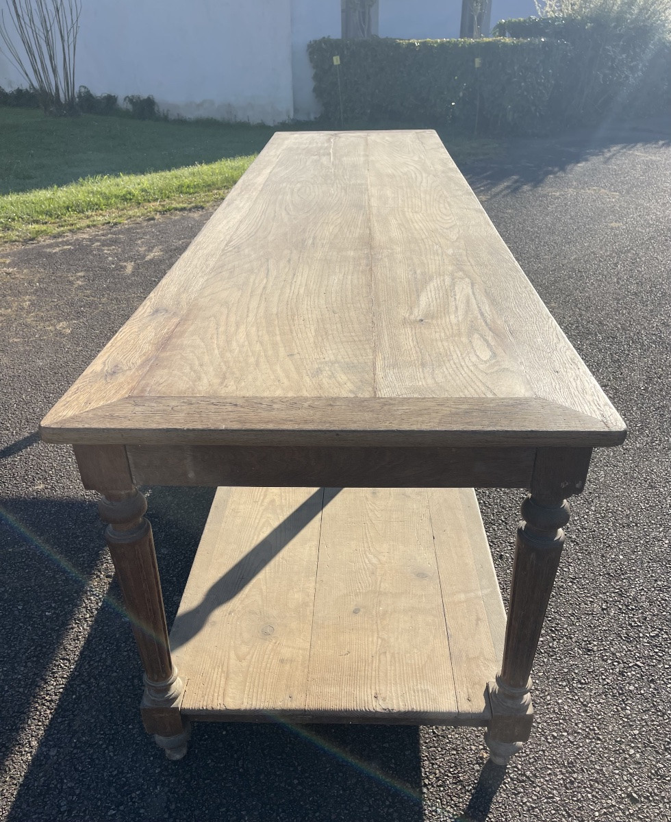 Table de Drapier / Table de Soyeux / Comptoir de Magasin / Banque de Magasin-photo-6