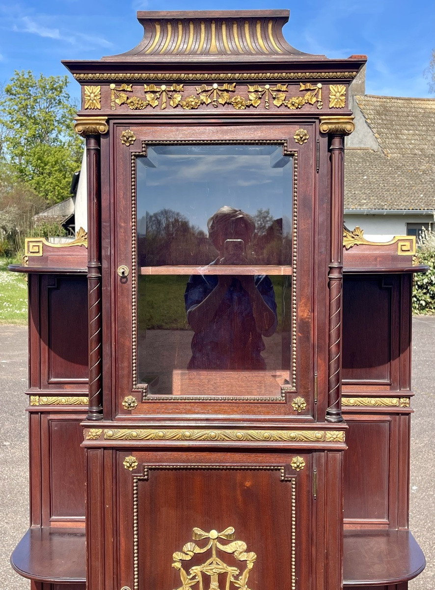 Vitrine en Acajou Style Louis XVI-photo-2