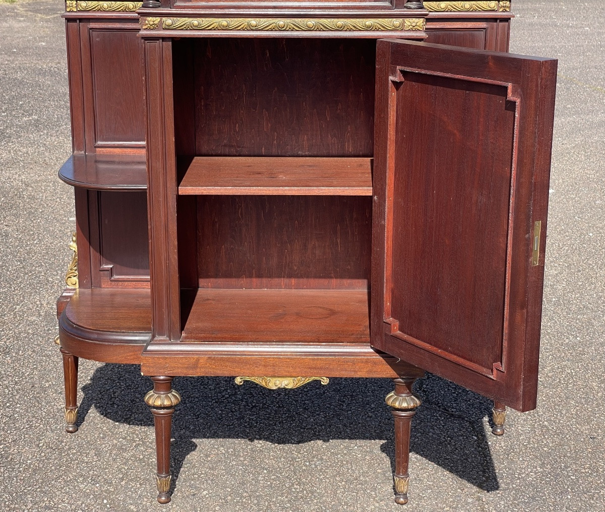 Vitrine en Acajou Style Louis XVI-photo-6