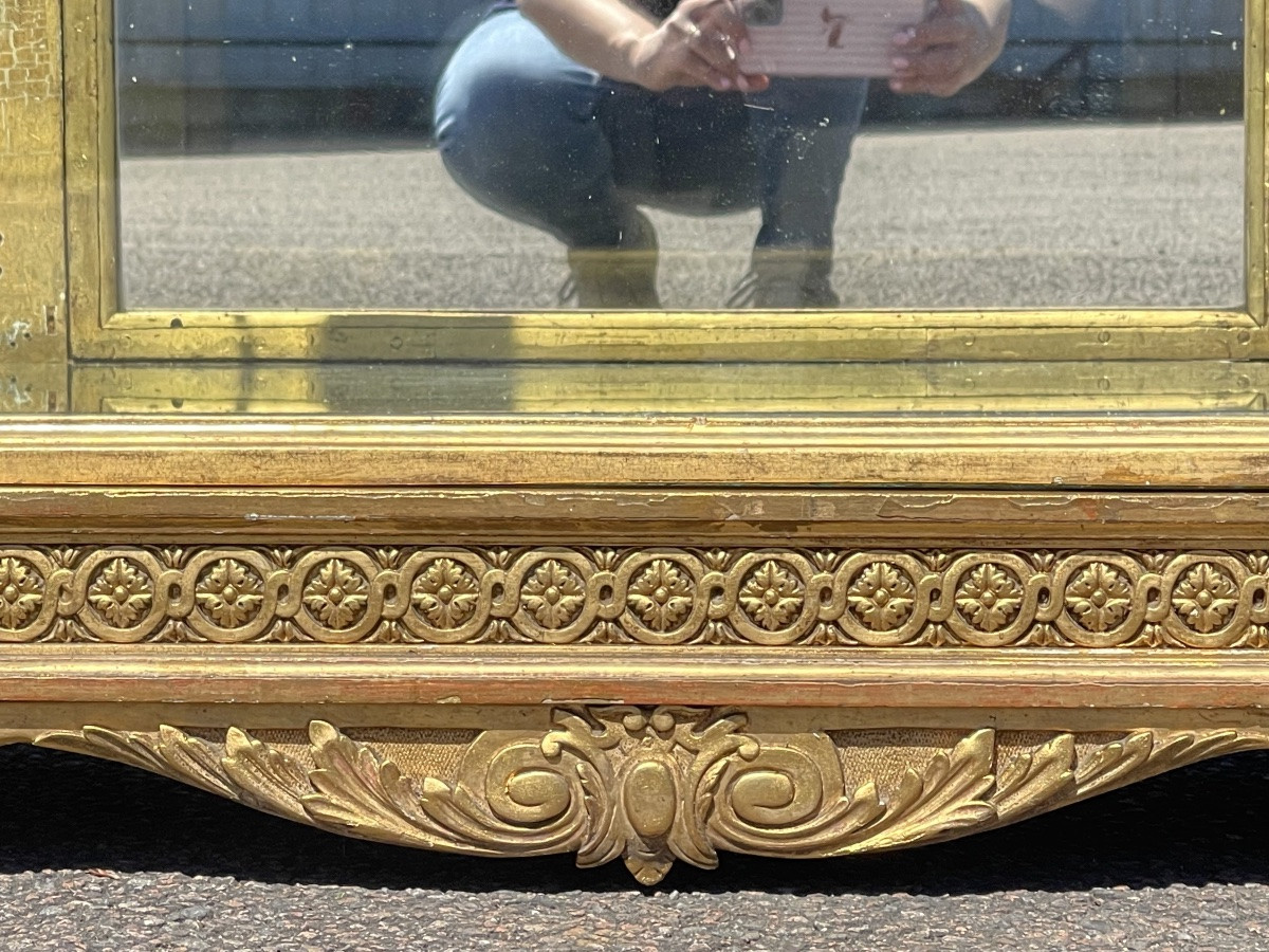 Vitrine en Bois doré Napoléon III -photo-4