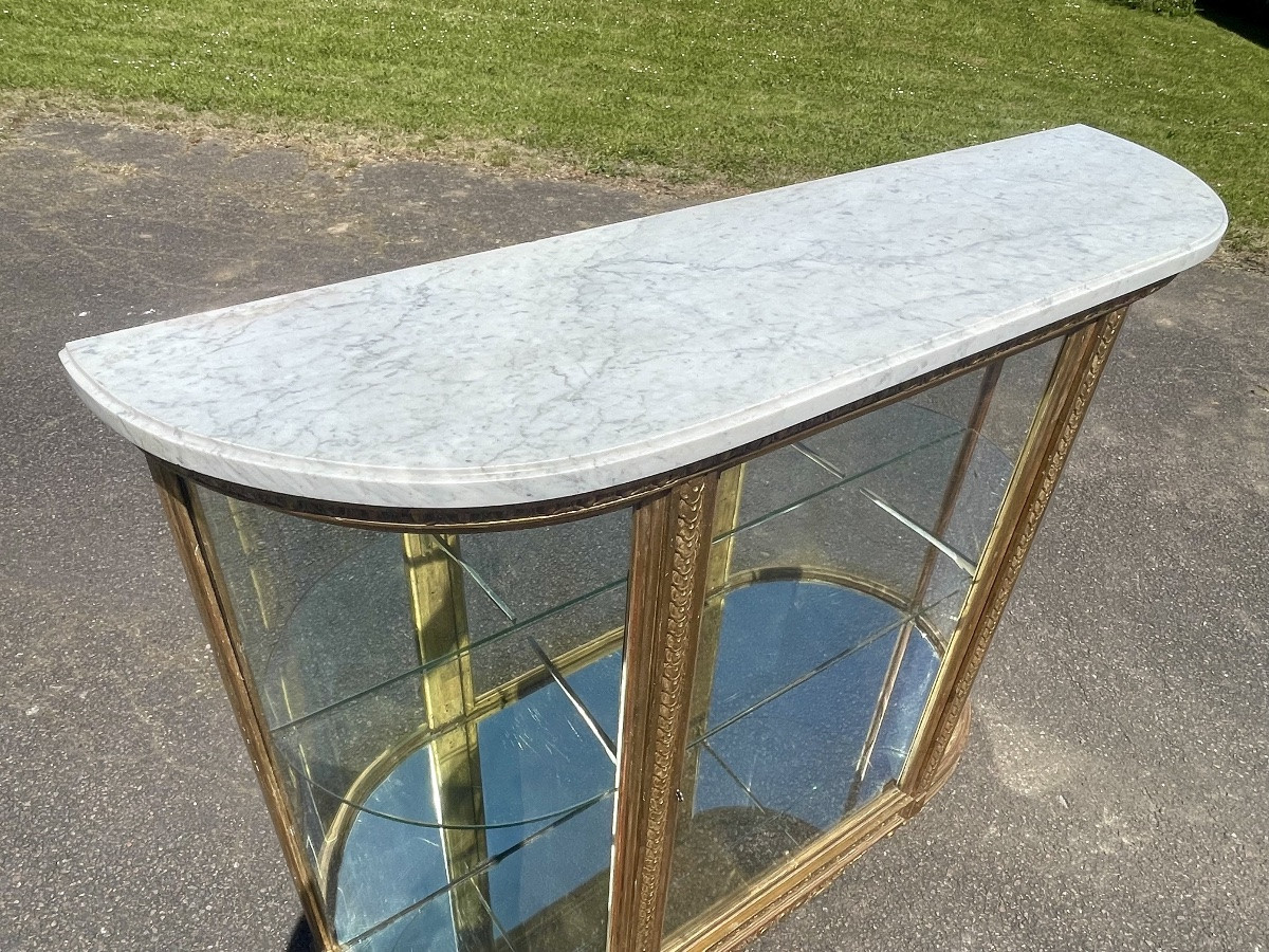 Vitrine en Bois doré Napoléon III -photo-8