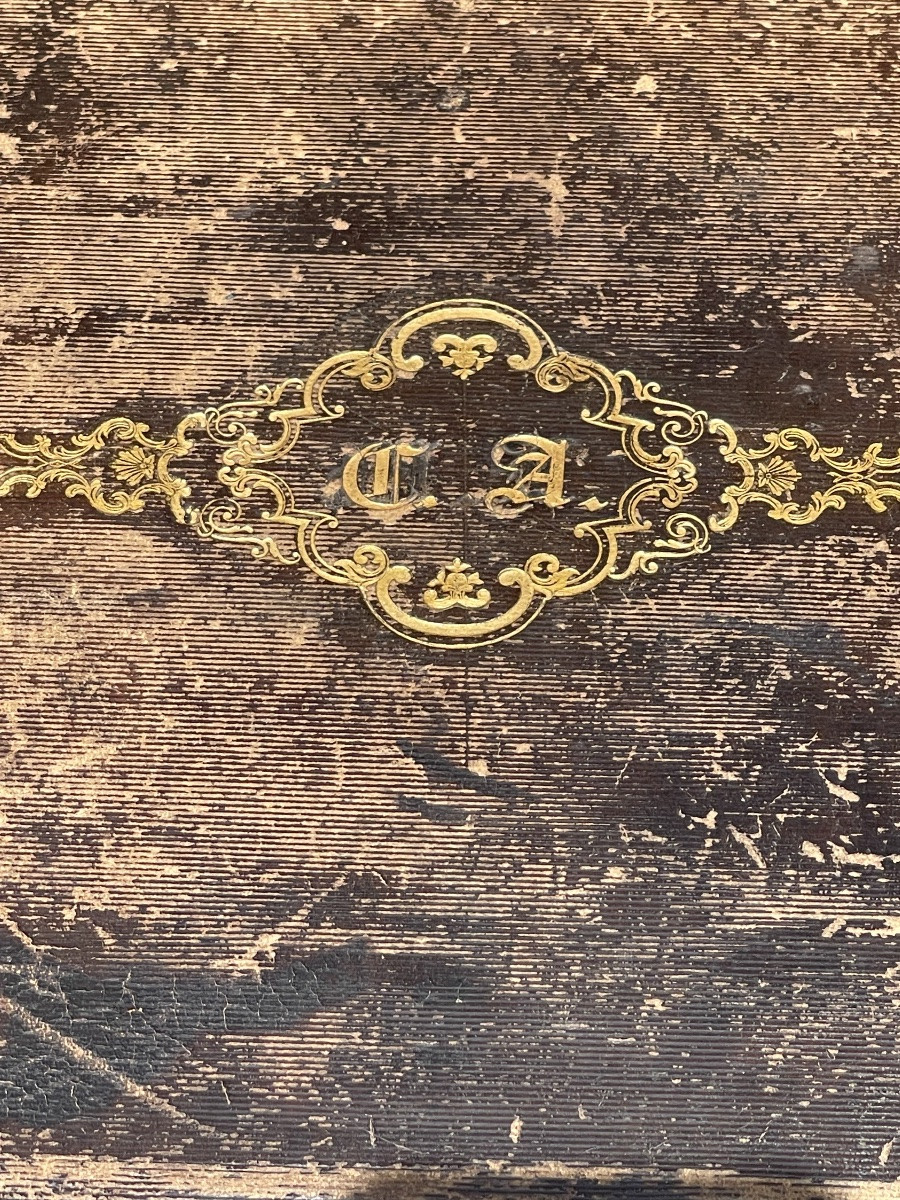 Secrétaire Louis Philippe en noyer -photo-7