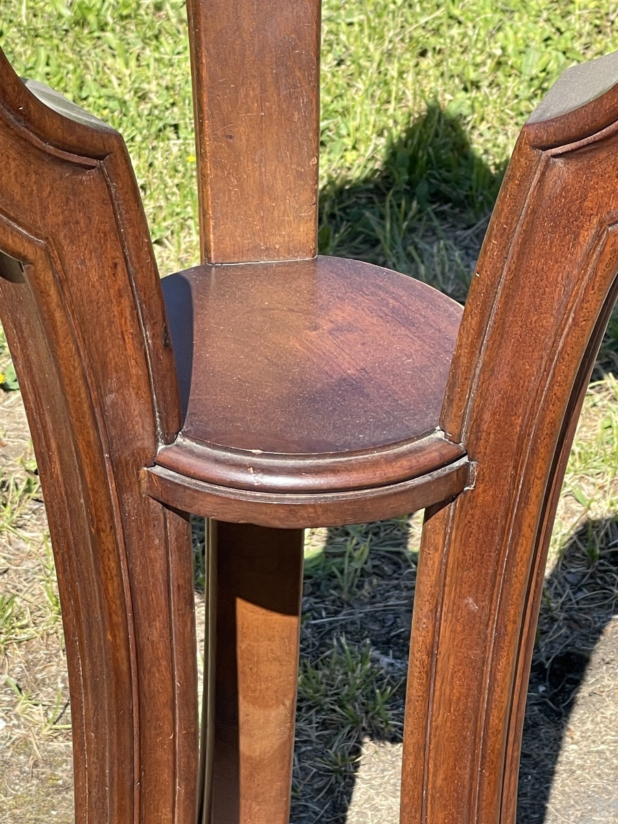 Renaissance-style Walnut Sellette-photo-3
