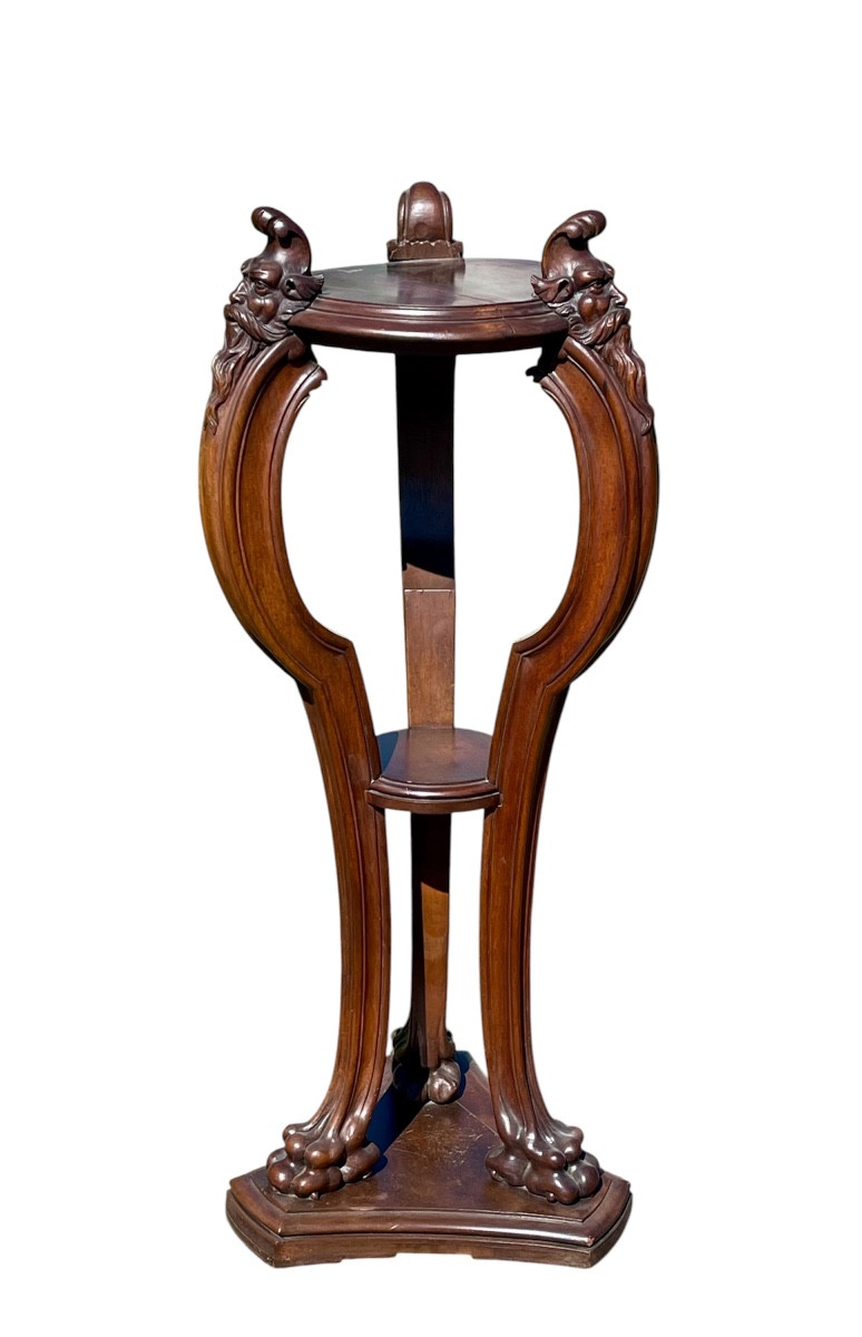 Renaissance-style Walnut Sellette
