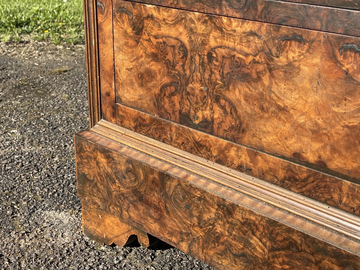 Louis Philippe Walnut Chest Of Drawers-photo-1