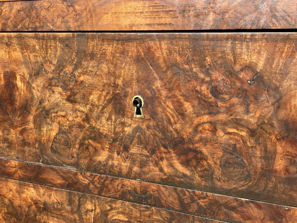 Louis Philippe Walnut Chest Of Drawers-photo-2