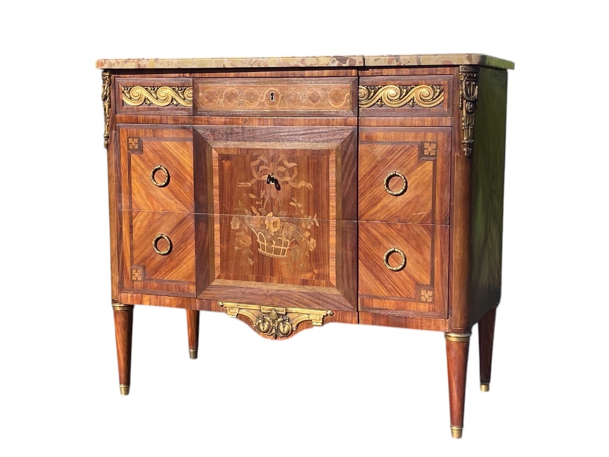 Louis XVI Style Chest Of Drawers