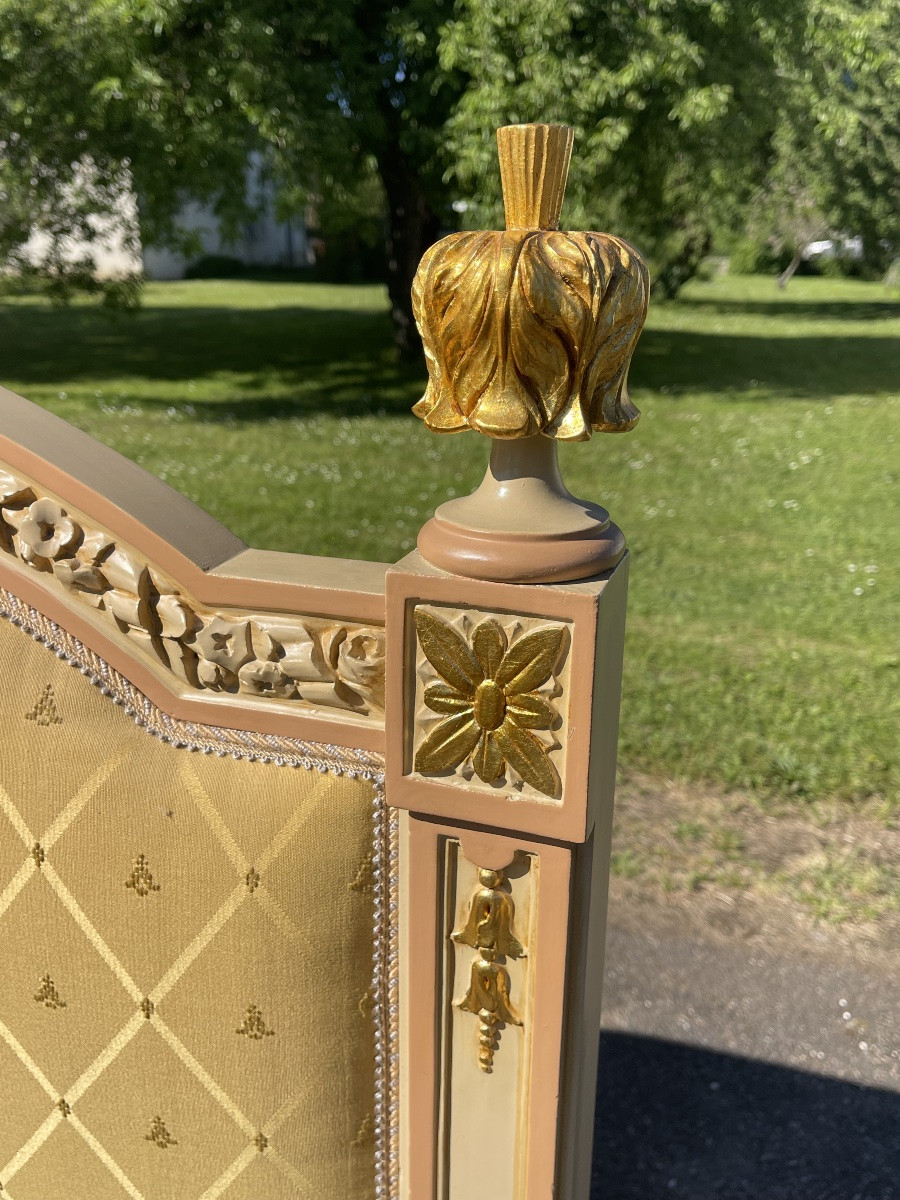 Lit laqué de style Louis XVI-photo-5
