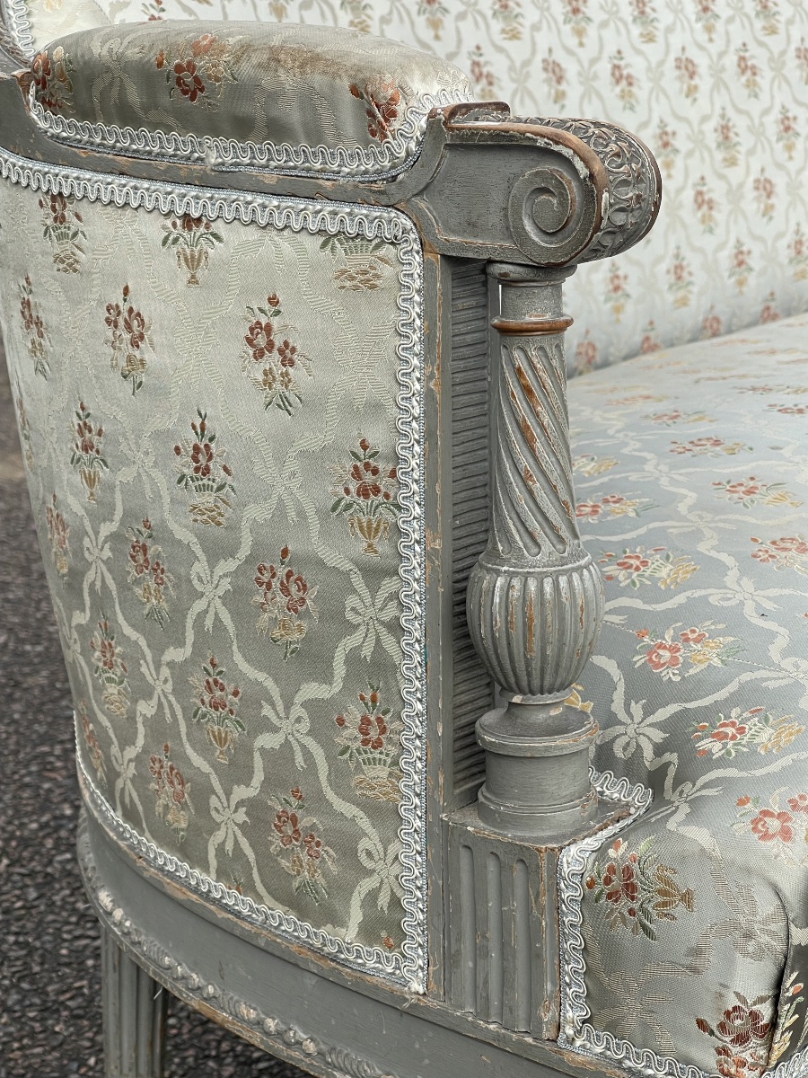 Banquette / Canapé de Style Louis XVI-photo-4
