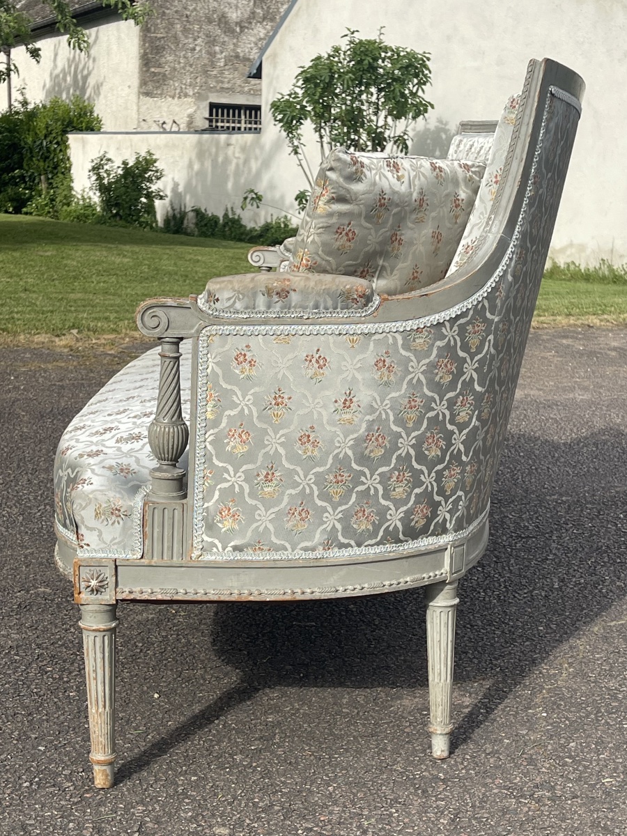 Banquette / Canapé de Style Louis XVI-photo-8