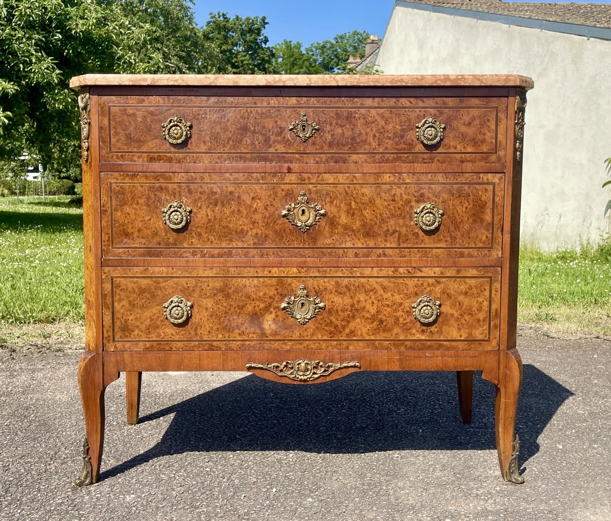 Commode Style Transition Louis XV / Louis XVI-photo-2