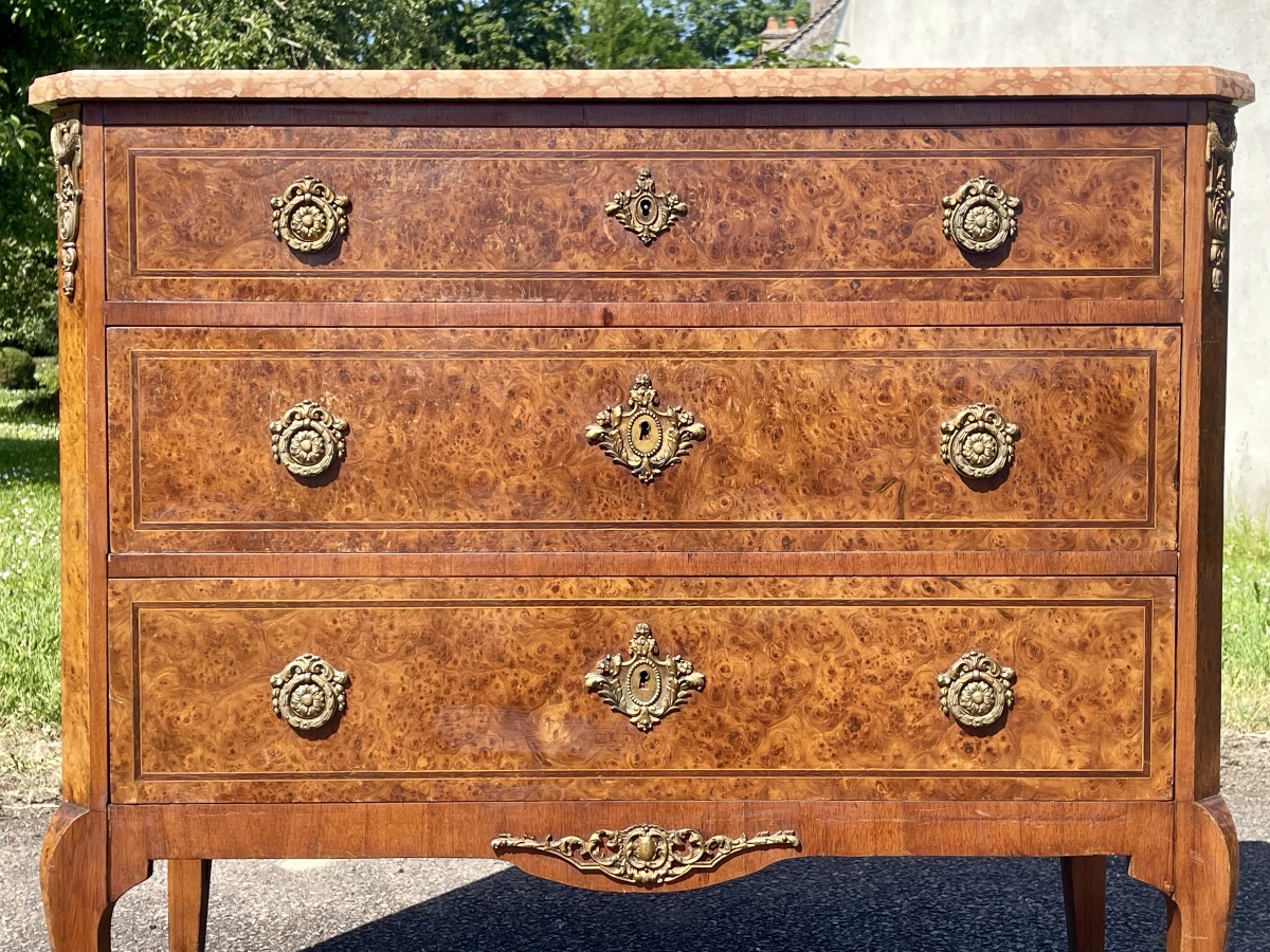 Commode Style Transition Louis XV / Louis XVI-photo-3