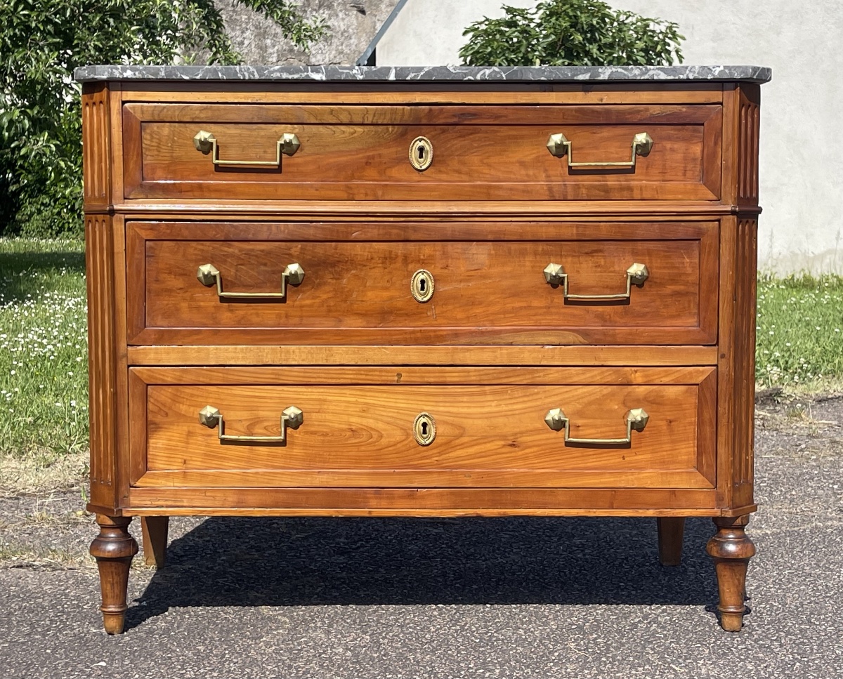 18th Century - Louis XVI Period Chest Of Drawers-photo-2