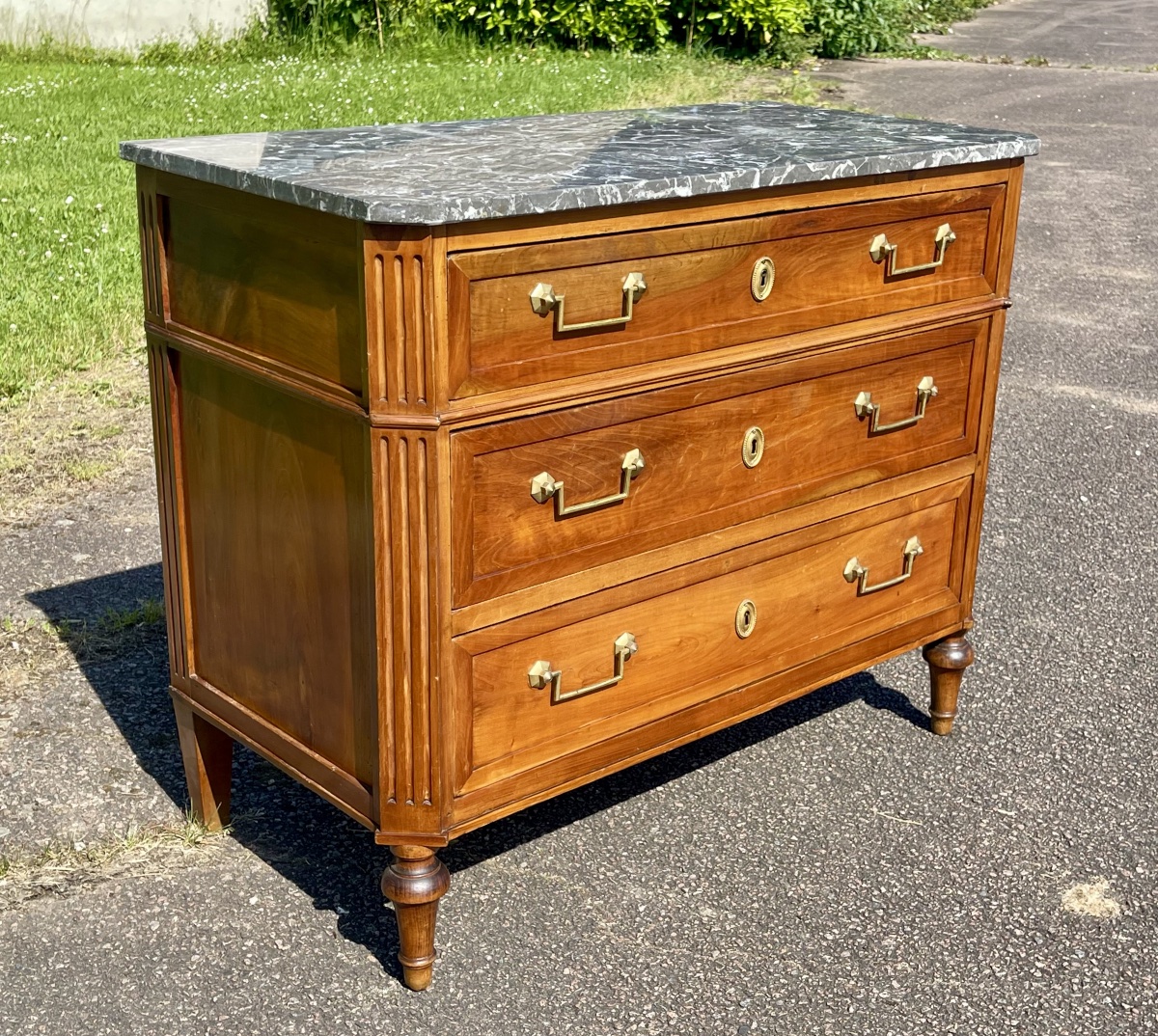 18th Century - Louis XVI Period Chest Of Drawers-photo-1