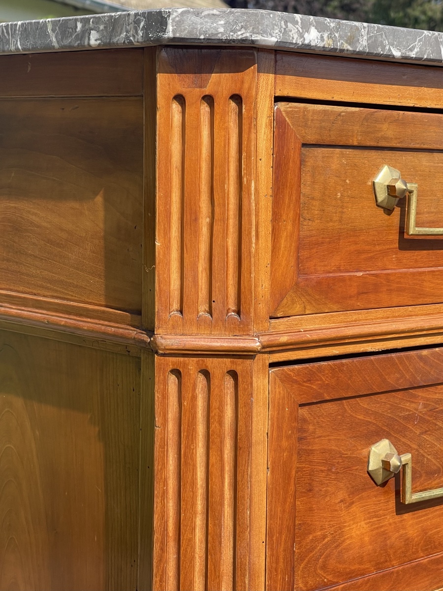 18th Century - Louis XVI Period Chest Of Drawers-photo-3