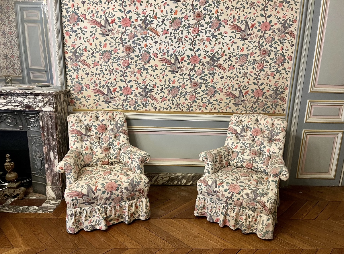 Pair Of Napoleon III Bergères / Armchairs-photo-2