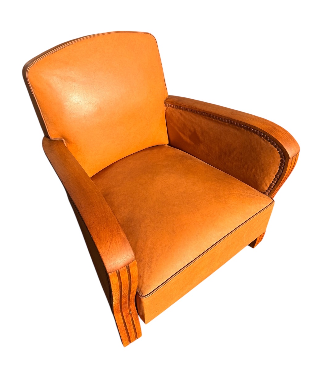 Club Armchair Art Deco Style-photo-2