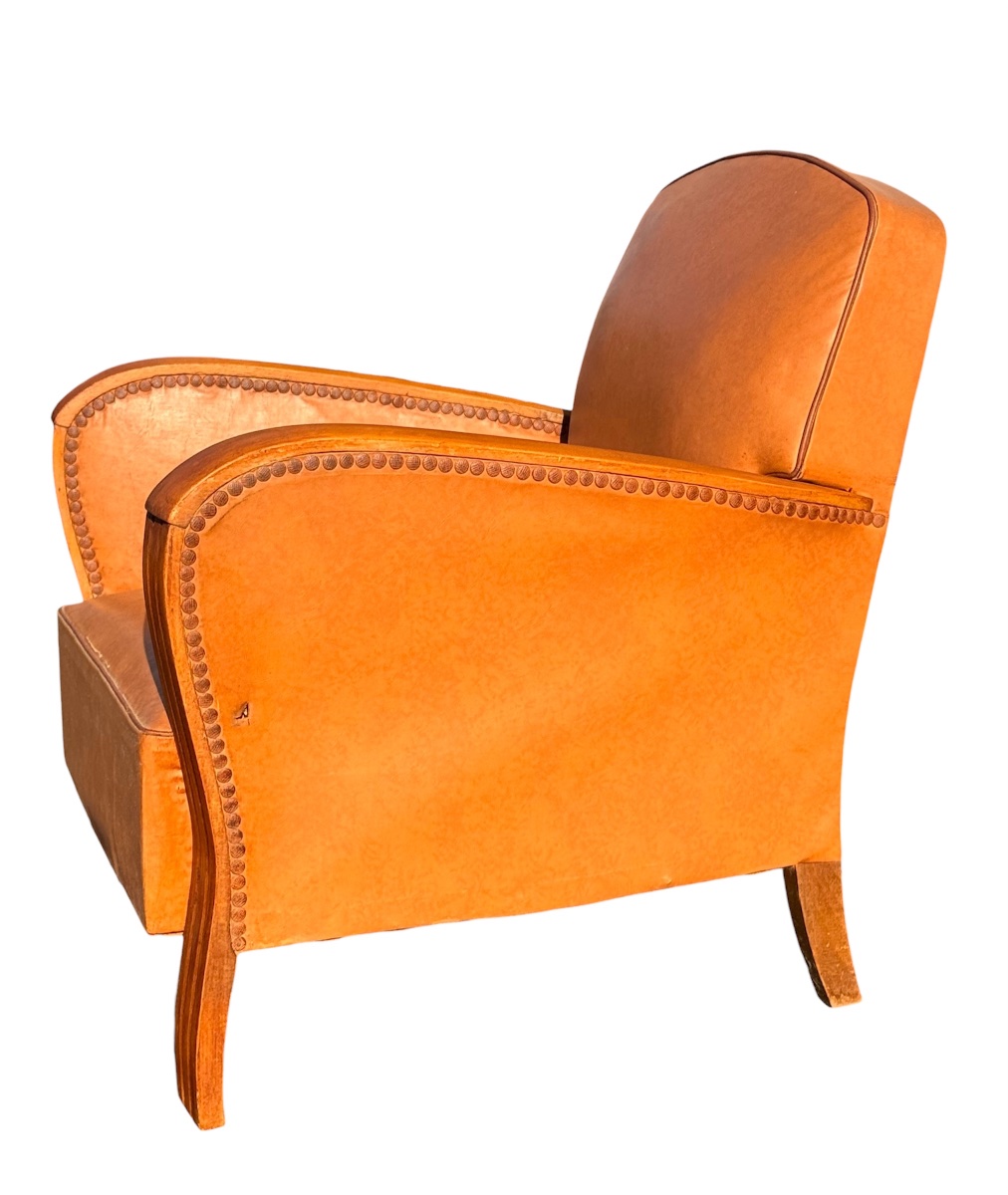 Club Armchair Art Deco Style-photo-2