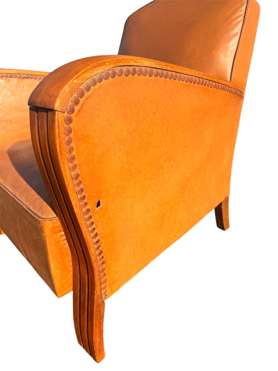 Club Armchair Art Deco Style-photo-4