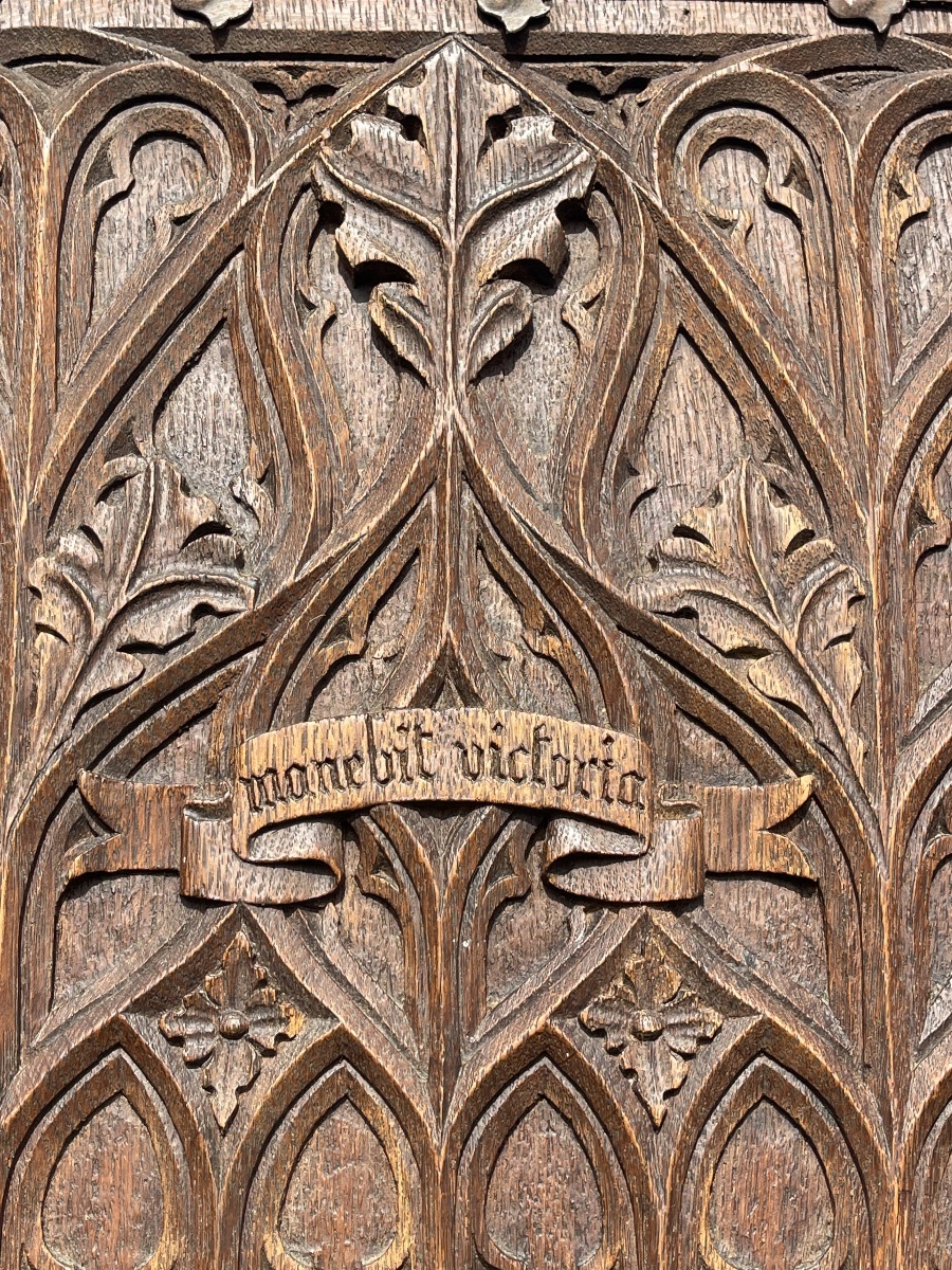 Carved Gothic-style Sideboard-photo-1