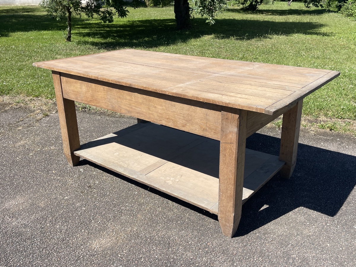 Dining Table - Farmhouse Table - Clothmaker's Table -photo-3