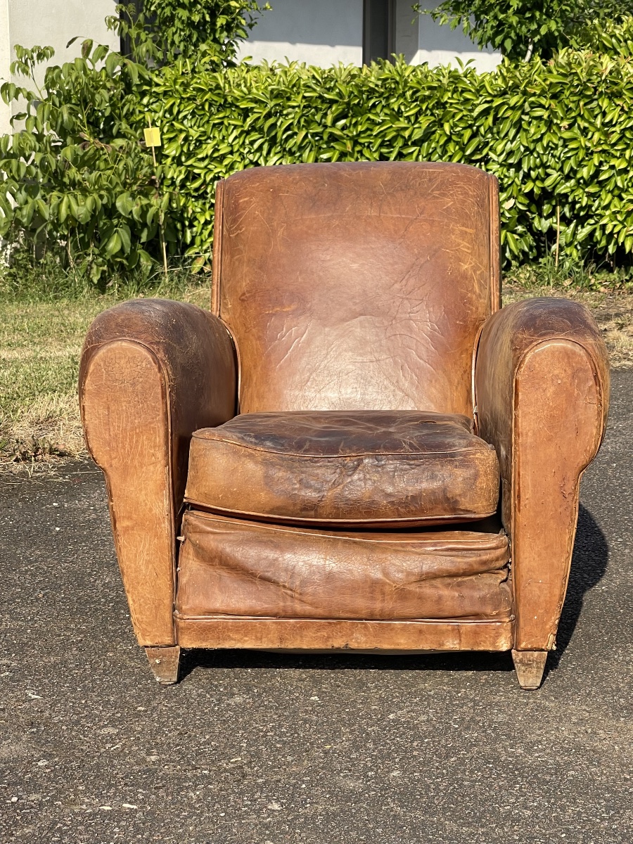 Pair Of Club Chairs -photo-4