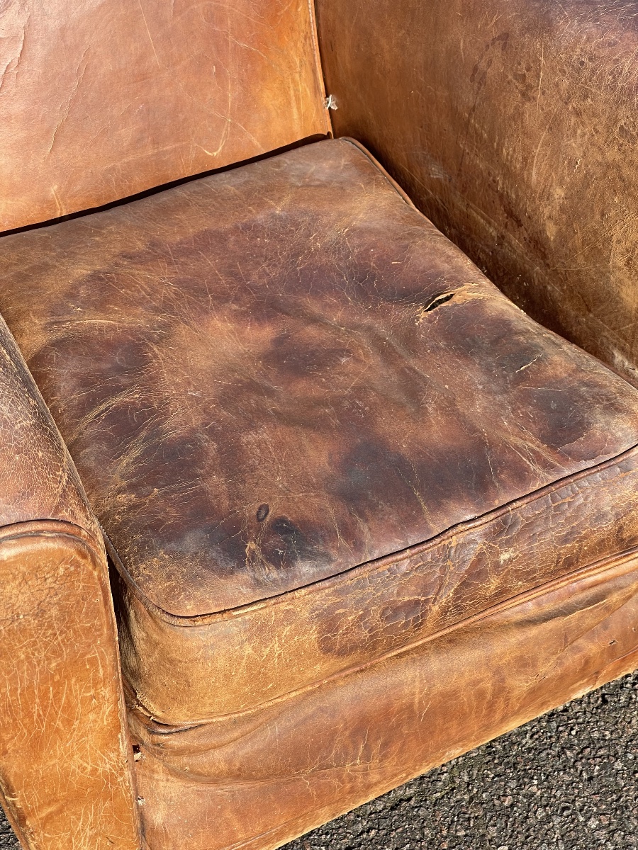 Pair Of Club Chairs -photo-2