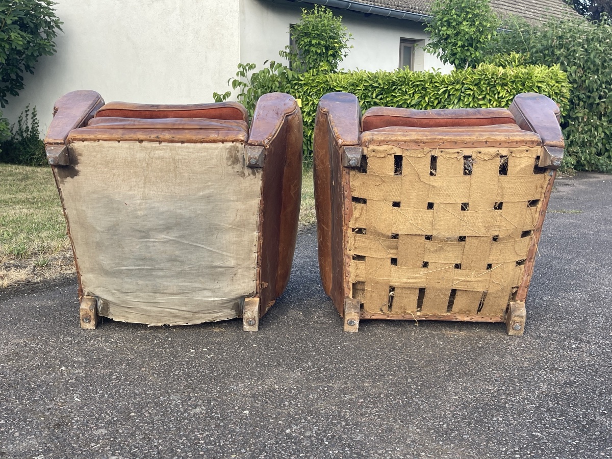Pair Of Club Chairs -photo-8