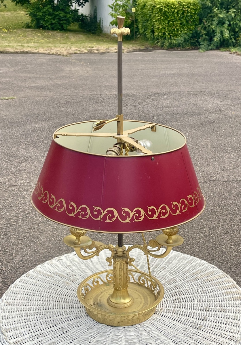 Gilded Bronze Hot Water Bottle Lamp-photo-3