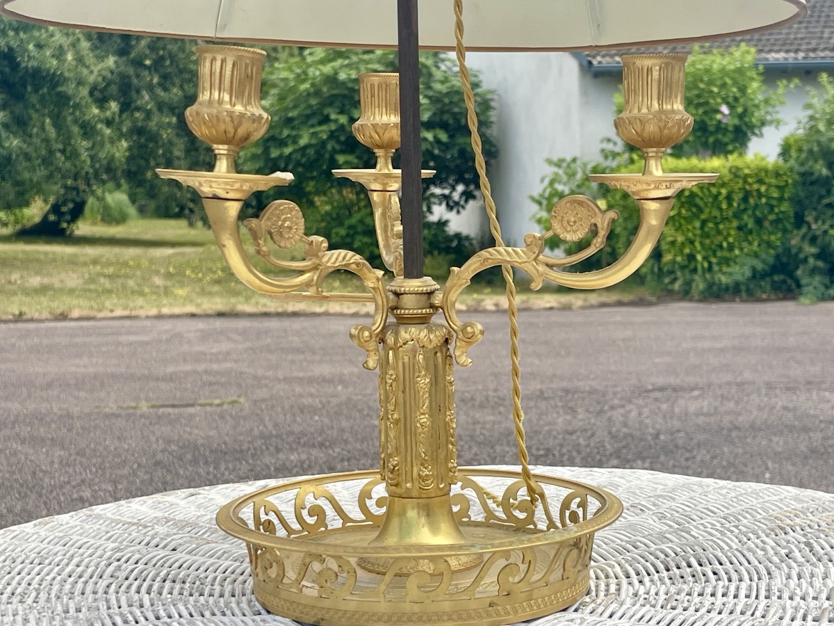 Gilded Bronze Hot Water Bottle Lamp-photo-4