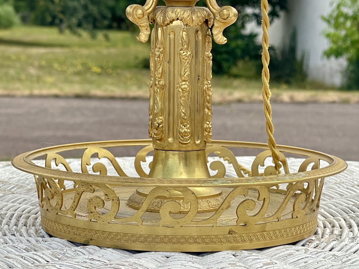 Gilded Bronze Hot Water Bottle Lamp-photo-6