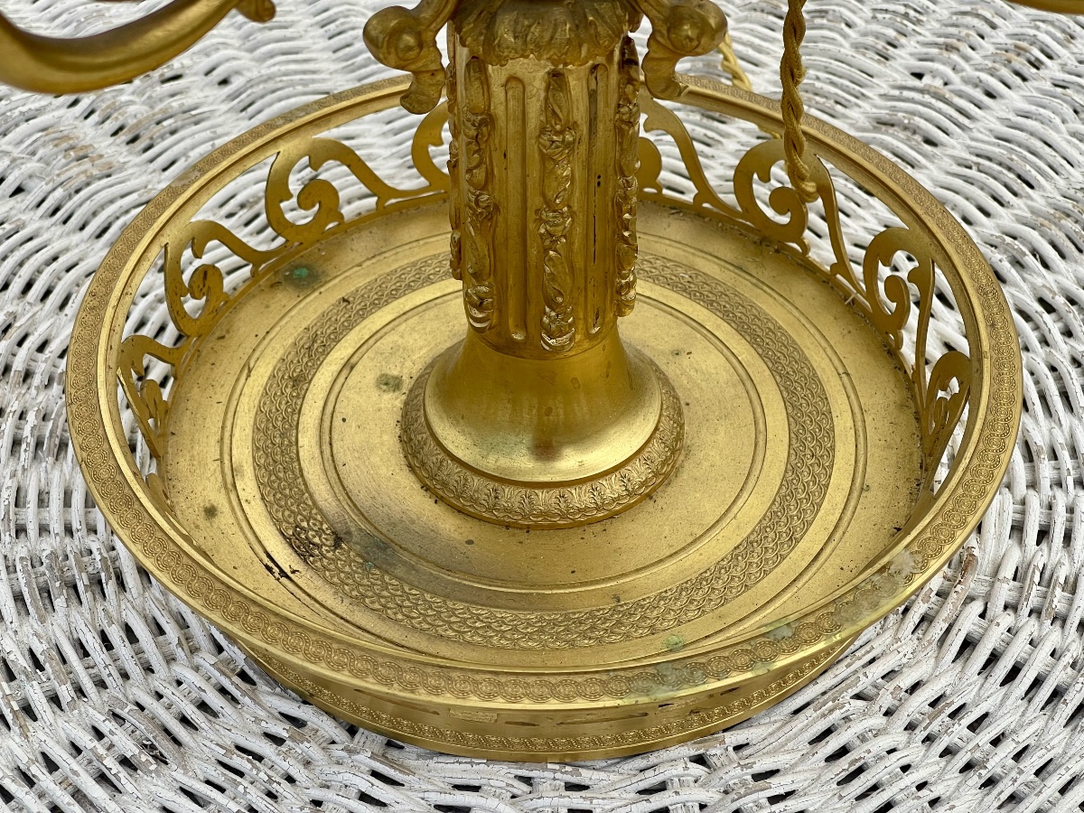 Gilded Bronze Hot Water Bottle Lamp-photo-7