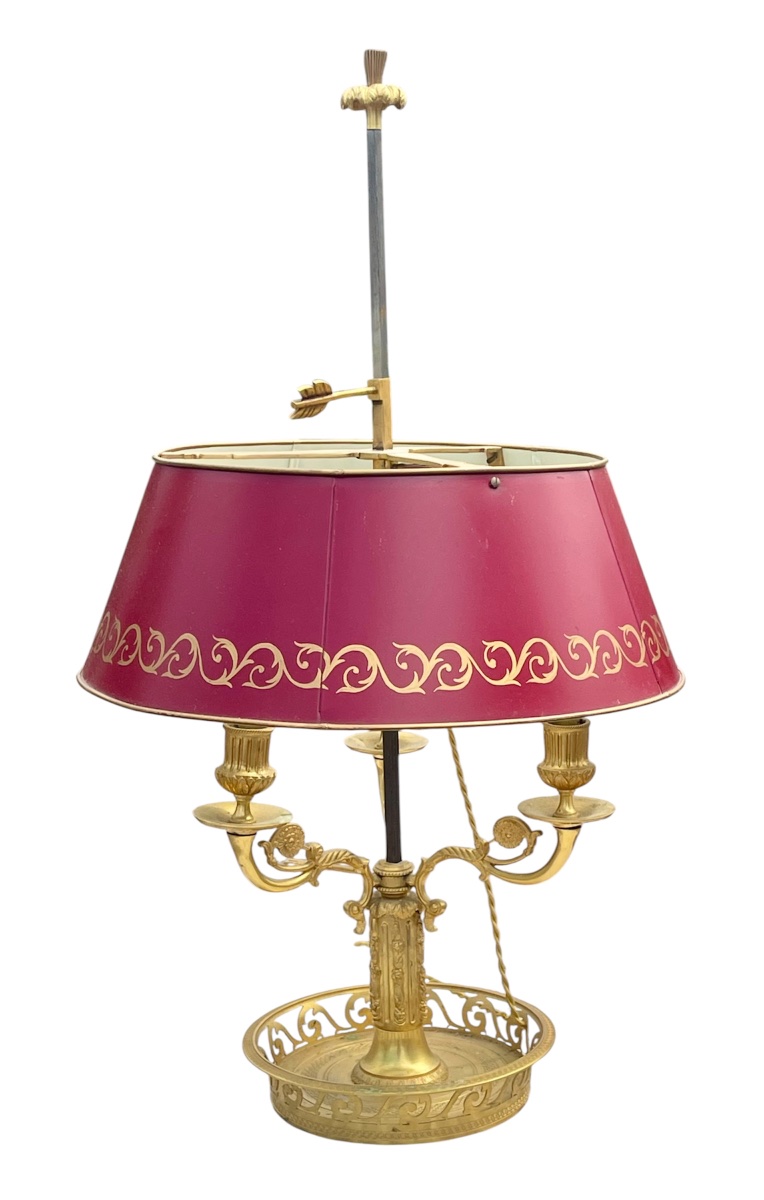 Gilded Bronze Hot Water Bottle Lamp