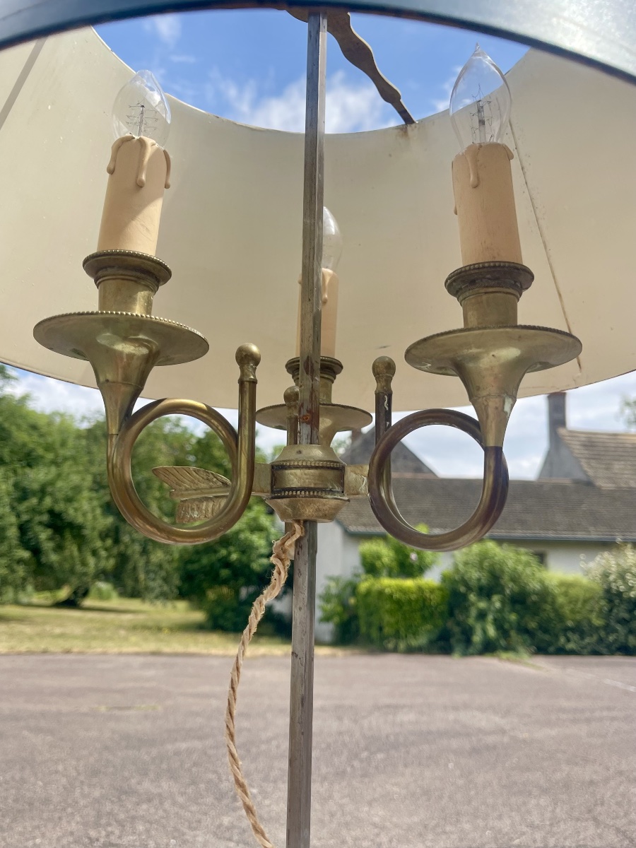 Empire-style Bronze Hot Water Bottle Lamp-photo-1