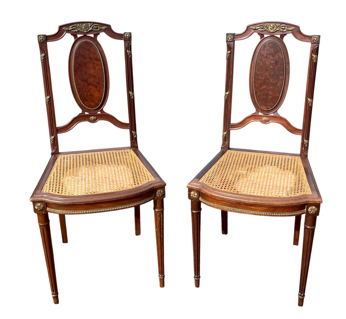 Paire de Chaises Style Louis XVI