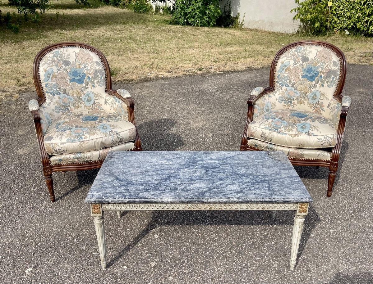 Table de Salon Style Louis XVI-photo-3