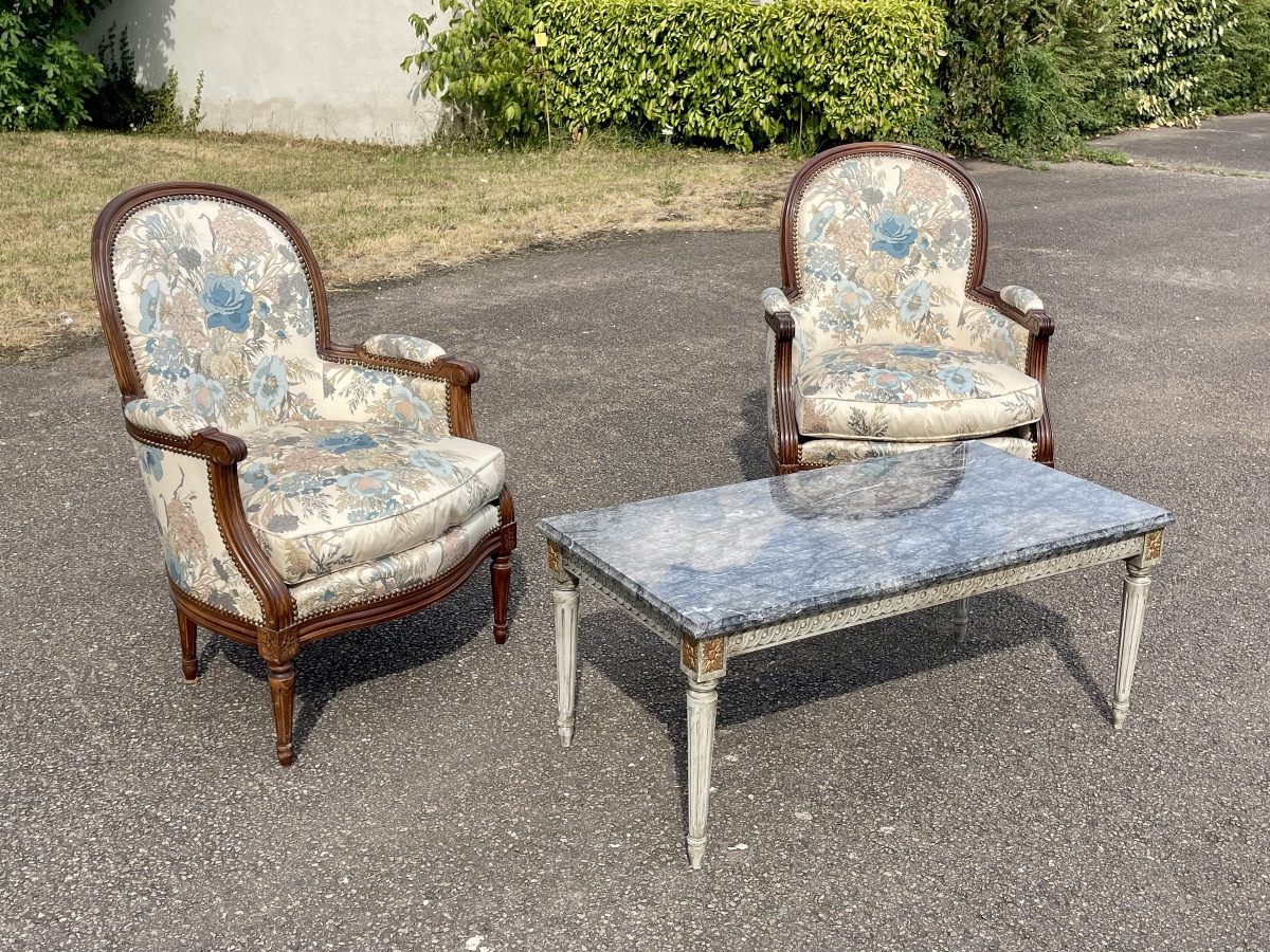 Table de Salon Style Louis XVI-photo-6