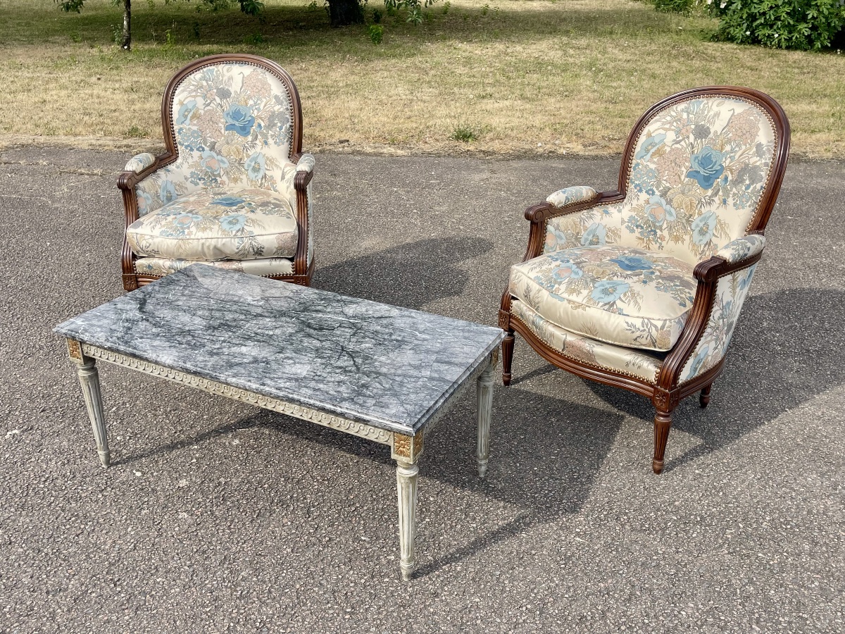 Table de Salon Style Louis XVI-photo-7