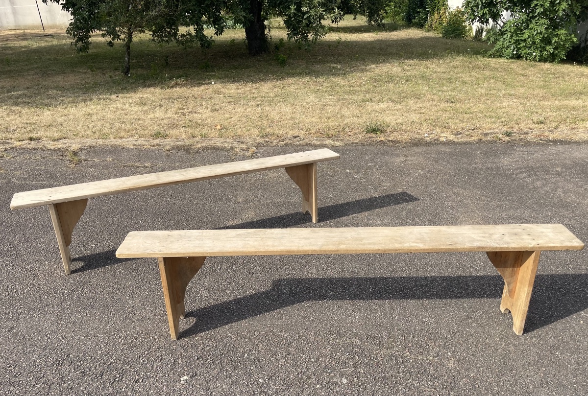Paire de Bancs en Hêtre -photo-2