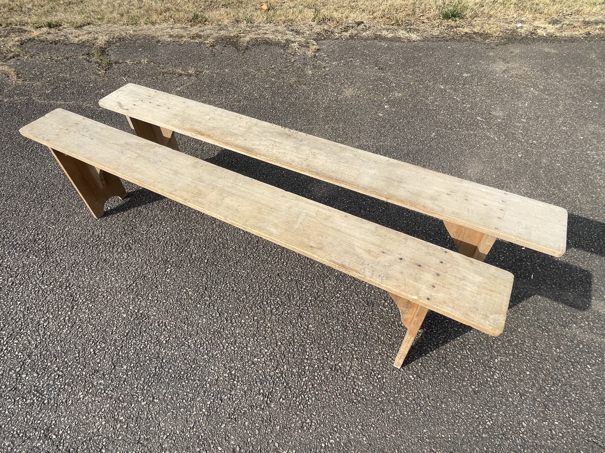Paire de Bancs en Hêtre -photo-7