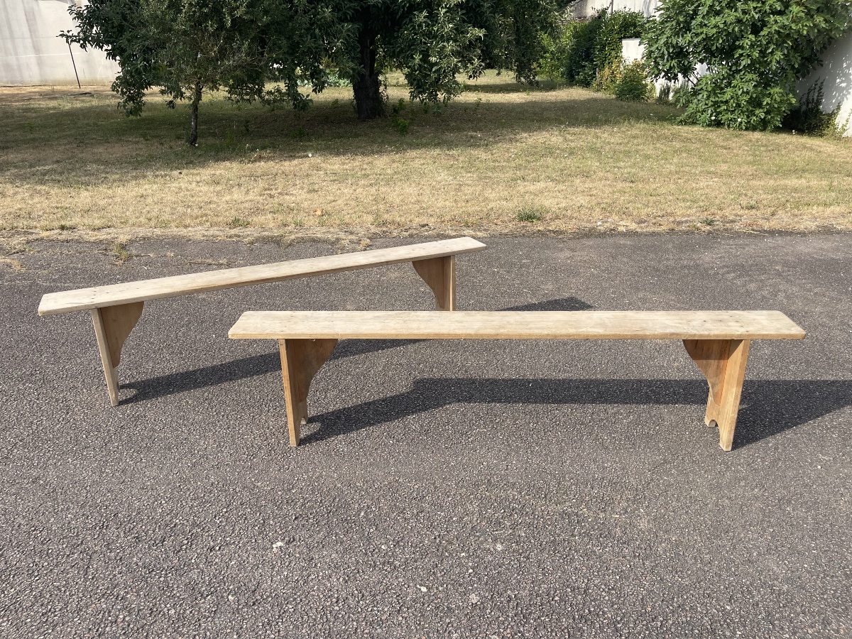 Paire de Bancs en Hêtre -photo-8