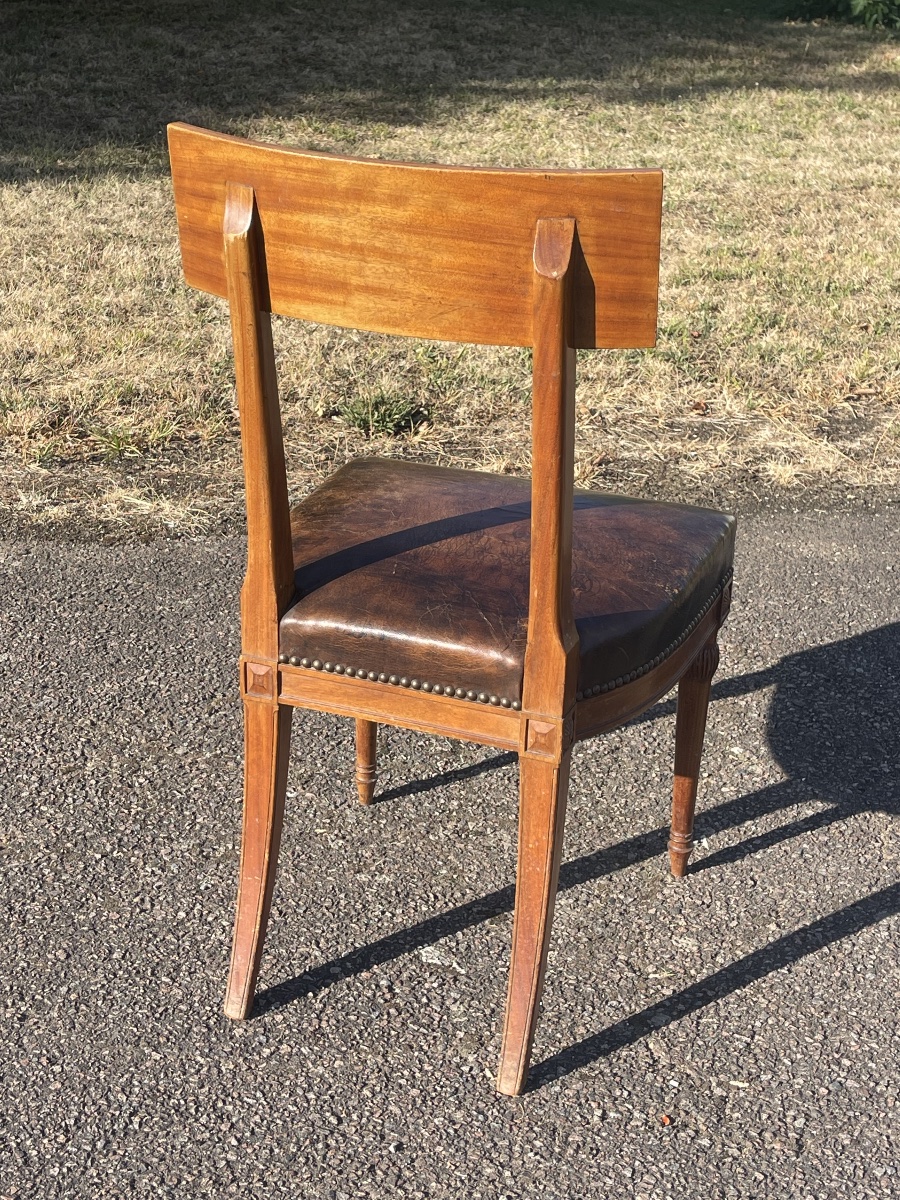 6 Mahogany Chairs -photo-2
