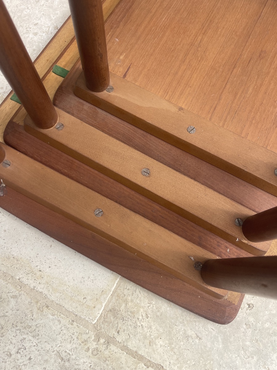 Tables gigognes scandinave en teck-photo-2